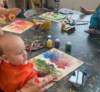 Baby Toddler Painting Classs