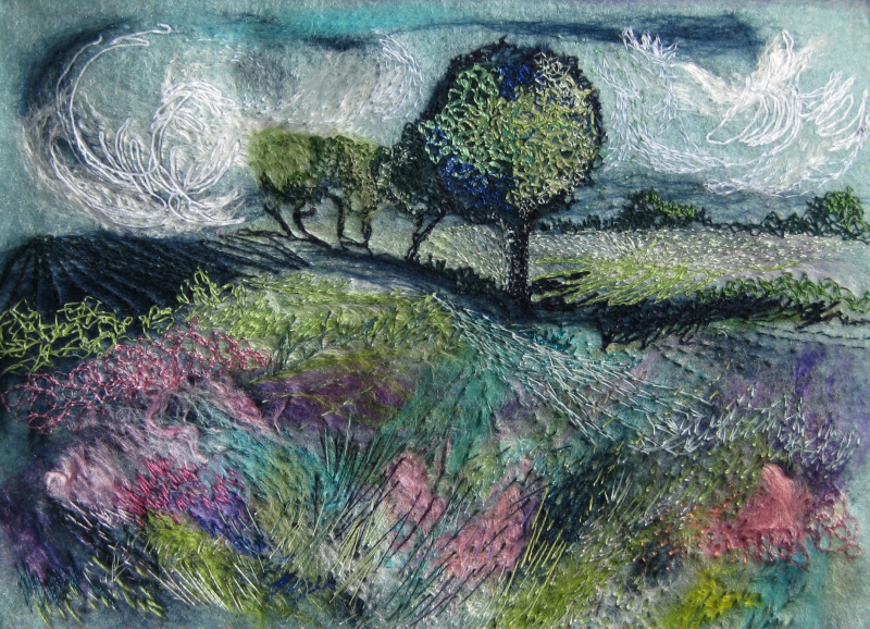 Felting Landscapes Textile Art Workshops Art Group Studios 